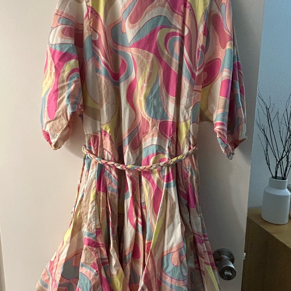 Colorful Abstract Pattern Dress